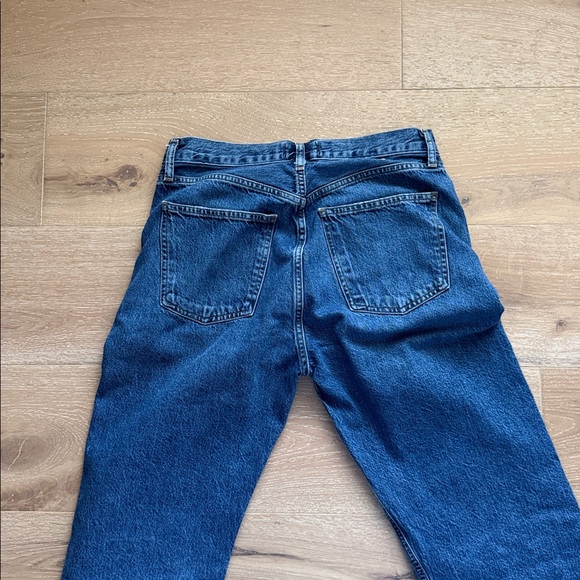 Agolde Dark Blue Denim Jeans - Picture 3 of 4